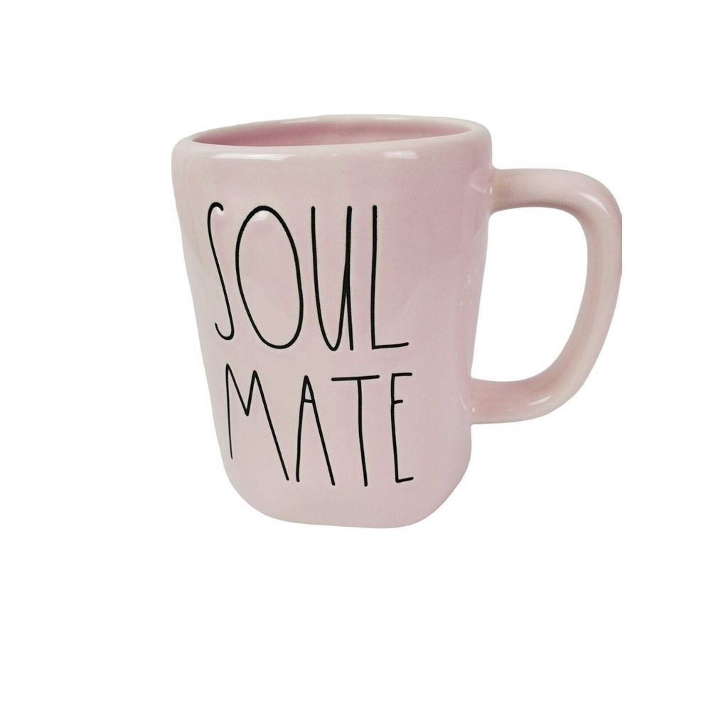 Rae Dunn "Soul Mate" Pink Valentine's Day Coffee Mug by Magenta GUC